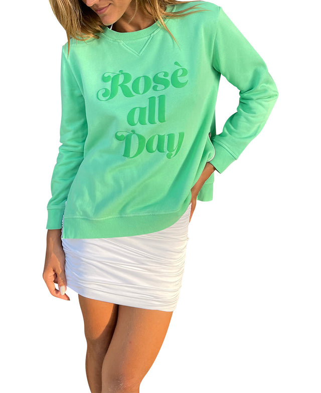 Rose All Day Puff Print Sweatshirt