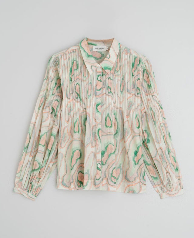 Pleated Geode Shirt