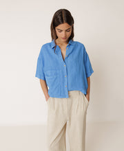 Crop Linen Shirt
