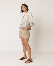 Floral Hem Blouse