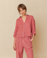 Linen Box Cut Shirt