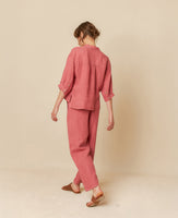 Linen Box Cut Shirt