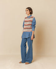 Multi Colour Crochet Knit Vest