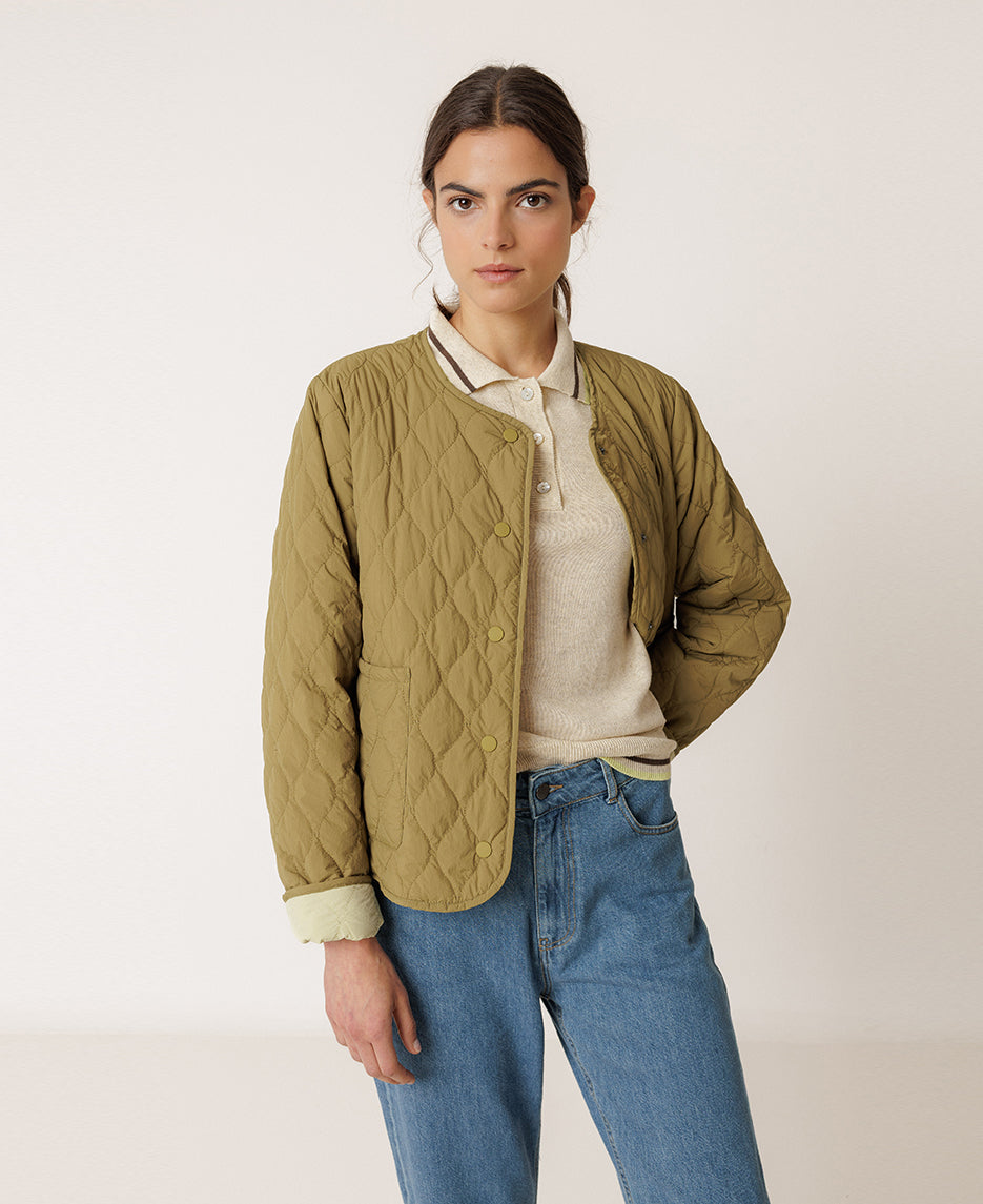 Reversible Quilted Coat