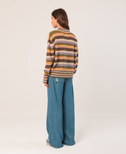Round Neck Stripe Knit