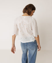 Schiffli Boxy Shirt