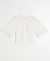 Schiffli Boxy Shirt