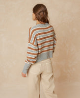 Striped Knitted Cardigan