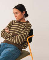 Two Tone Stripe Knit