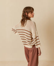 Two Tone Stripes Sweater