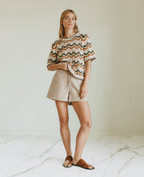 Zig Zag Crochet Sweater