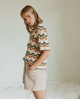 Zig Zag Crochet Sweater