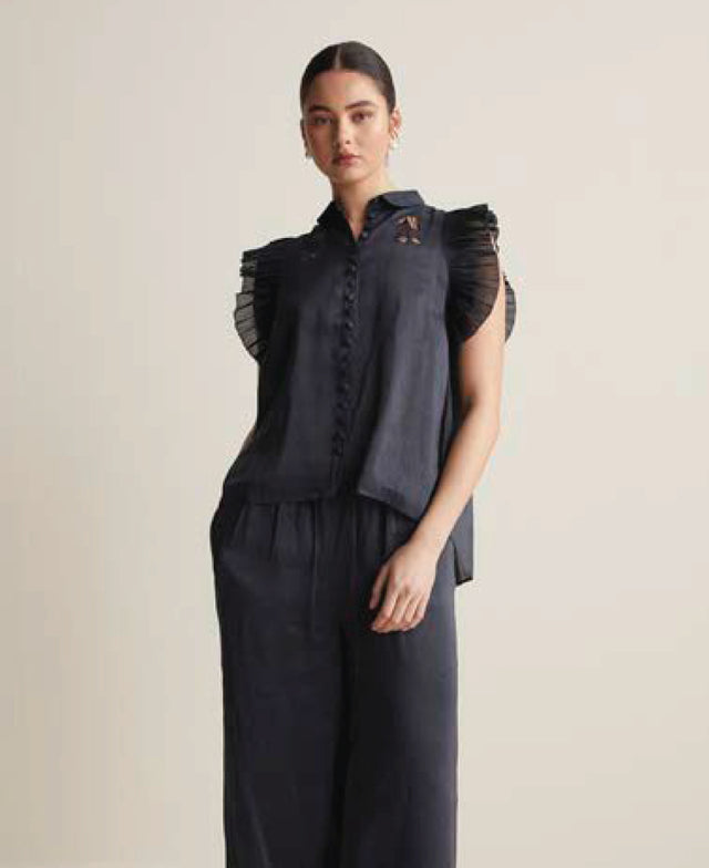 Bernadette Silk Linen Shirt