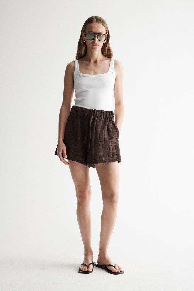 Monogram Towelling Short