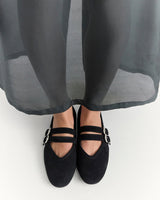 Double Buckle Ballet Flat