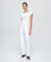 Belted Wide Leg Jean
