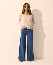 Leigh Mid Rise Wide Leg Pant