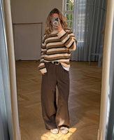 Philip O-Neck Stripe Sweater