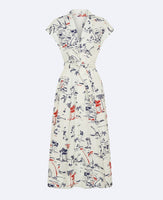 Capri Linen Shirt Dress