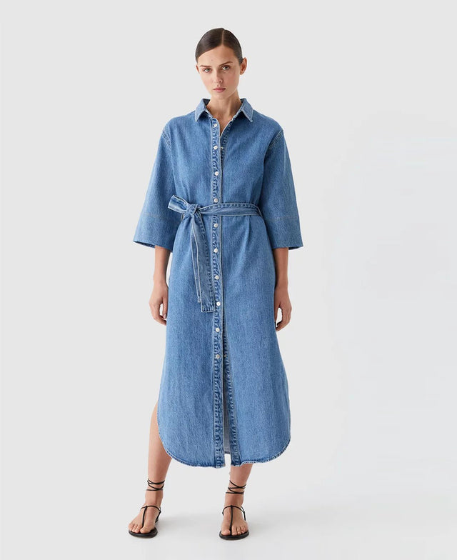 Fynn Denim Shirt Dress