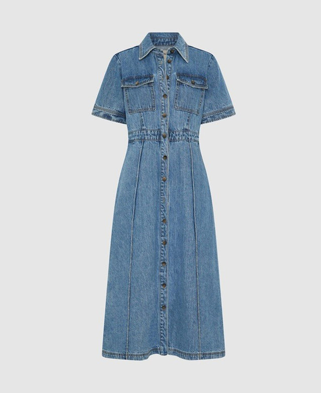 Jacque Denim Shirt Dress