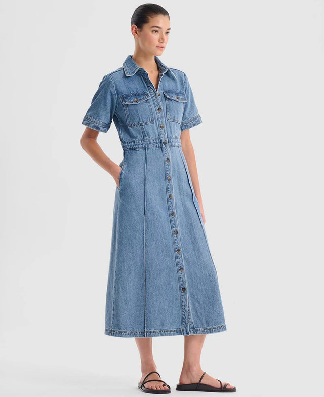 Jacque Denim Shirt Dress