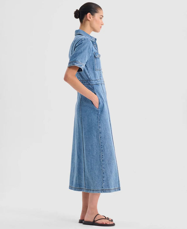 Jacque Denim Shirt Dress