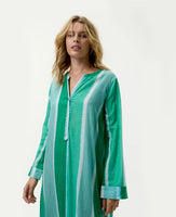 Moroccan Stripe Green Bazaar Dress