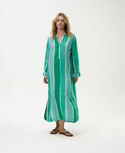 Moroccan Stripe Green Bazaar Dress