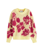 Brushed Floral Sweater