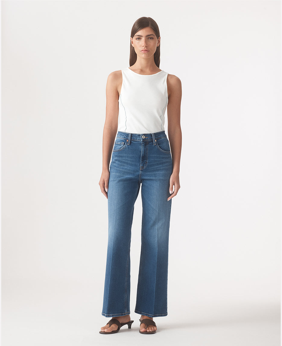 Cindy High Rise Bootleg Sky Jean