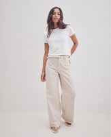 Claudia High Rise Wide Rice Jean