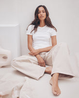 Claudia High Rise Wide Rice Jean