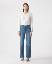 Elise Mid Rise Straight Liberty Jean