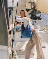 Olive Mid Rise Slouchy Mushroom Jean