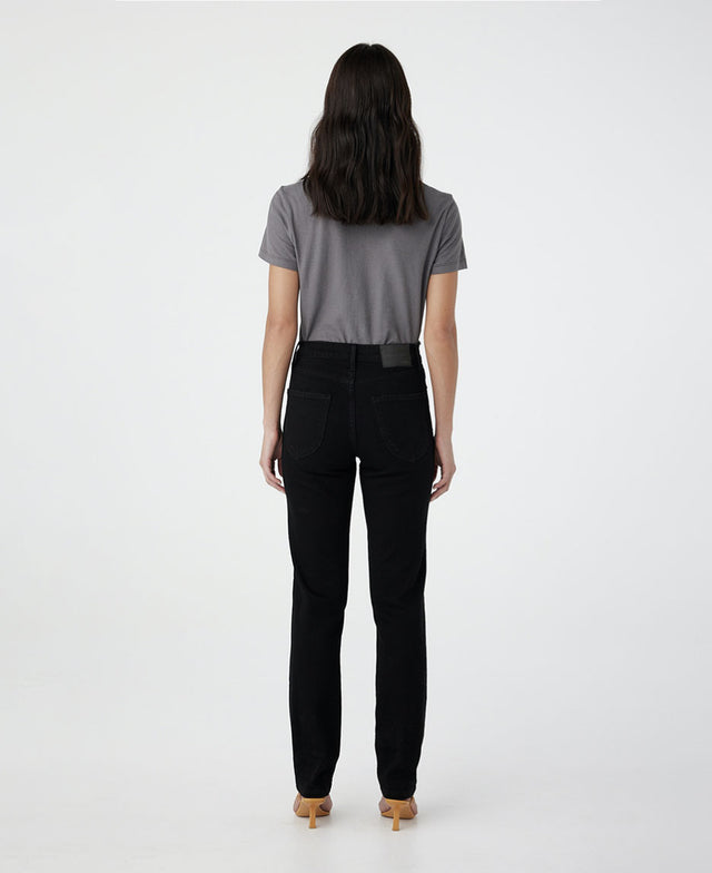 Phoenix High Rise Slim Black Jean