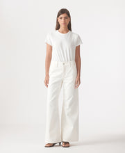 Skye Mid Rise Wide Jean Bone