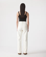 Zoe High Rise Straight Soft White Jean