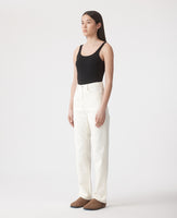 Zoe High Rise Straight Soft White Jean