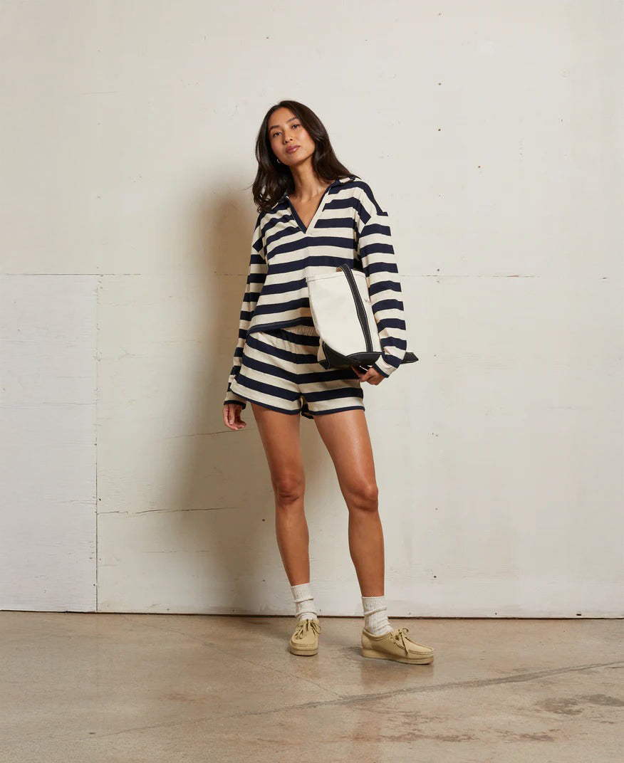 Alison Jersey Collared Top