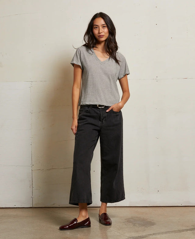 Hendrix Stripe V-Neck Tee