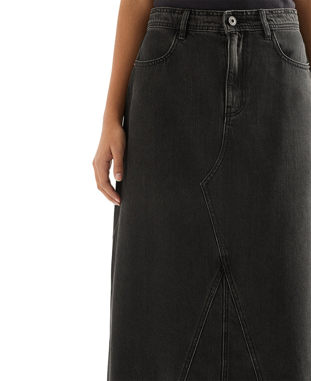 Ruby Maxi Aged Black Skirt