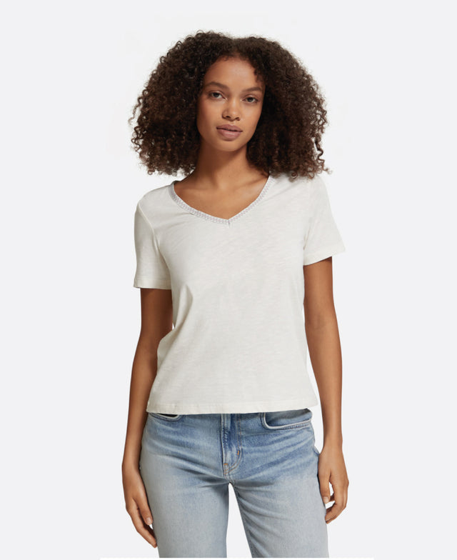 Short Sleeved V-Neck T-Shirt