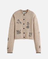 Crew Neck Cardigan