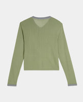 Crew-Neck Cardigan