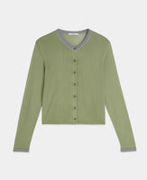 Crew-Neck Cardigan