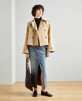 Cropped Trench Coat