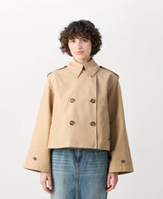 Cropped Trench Coat