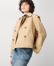 Cropped Trench Coat