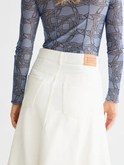 Denim Maxi Skirt